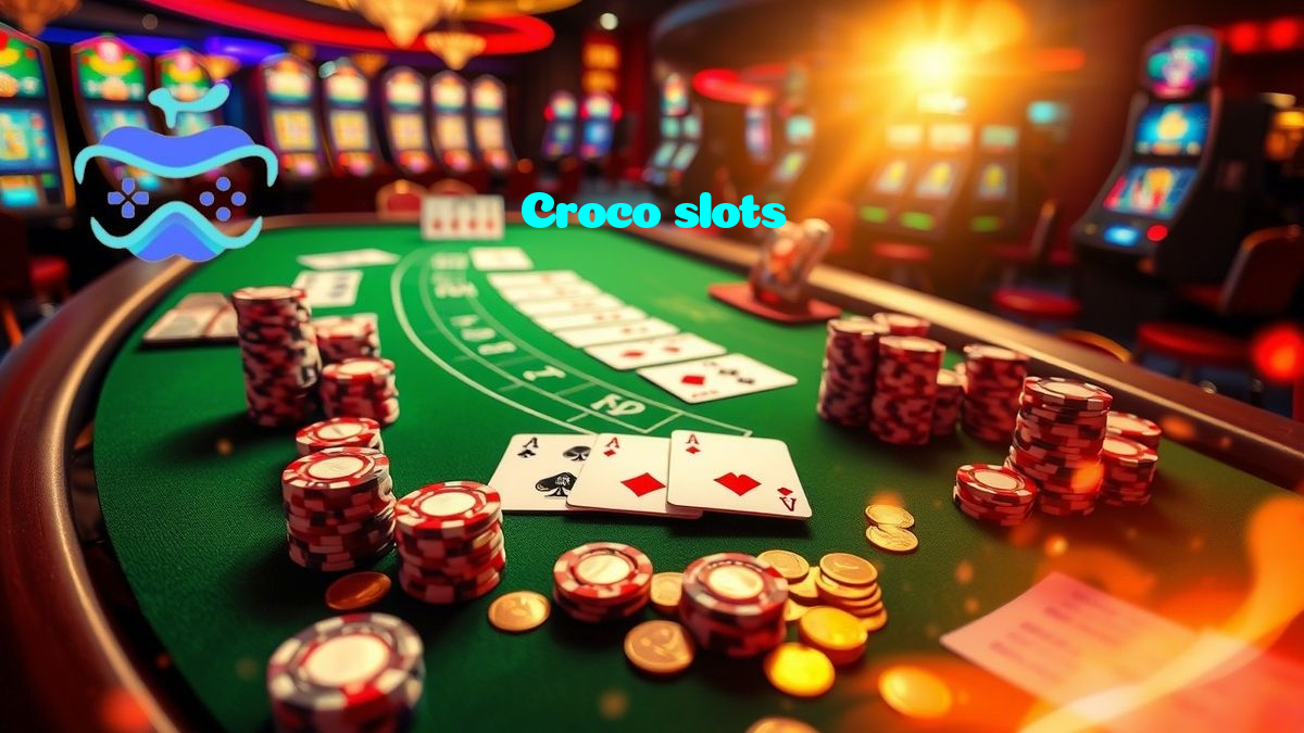 Croco slots casino presented on mobile device in Pakistan with slots and live games